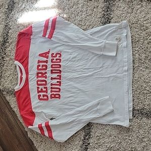 Pressbox Georgia Bulldogs Embroidered Shirt